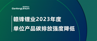 qy球友会(中国)锂业2023年单位产品碳排放强度降低18.96%